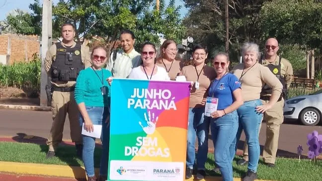 Quatro Pontes realiza pedágio educativo durante a campanha Junho Paraná Sem Drogas
