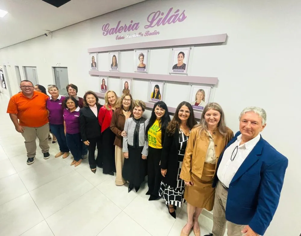 Câmara Municipal de Marechal Rondon inaugura a “Galeria Lilás Odete Luchetta Bedin”
