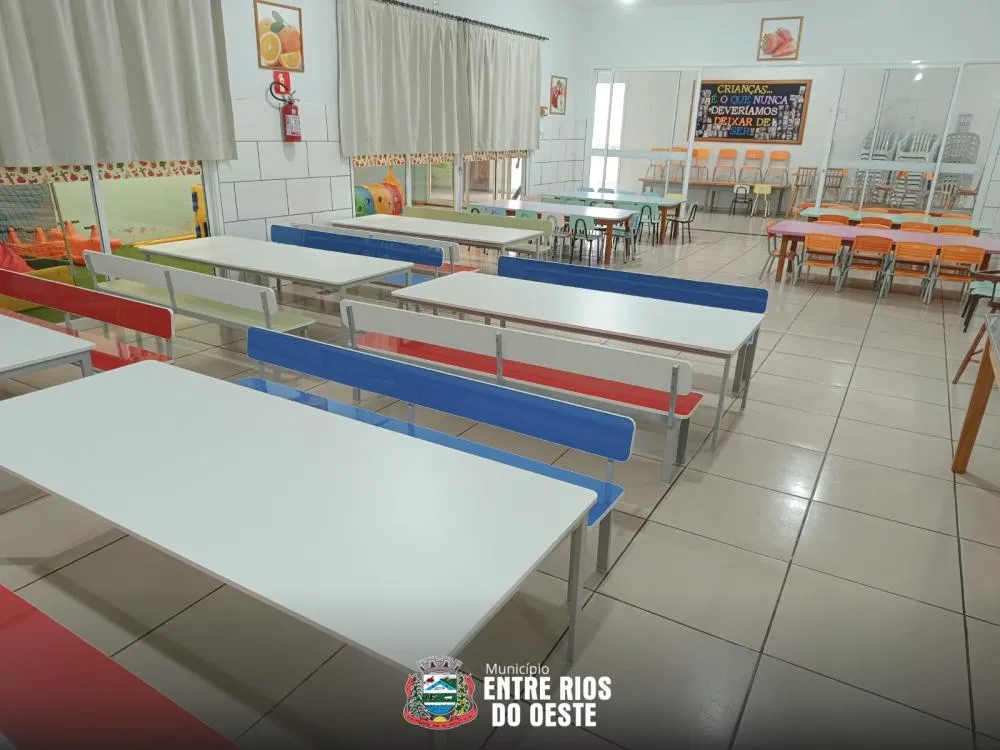 Secretaria de Educação e Cultura de Entre Rios do Oeste investe mais de R$ 160 mil em equipamentos e melhorias no município